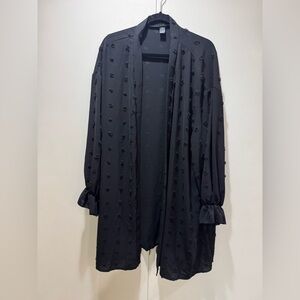 SHEIN Black Textured Women's Cardigan